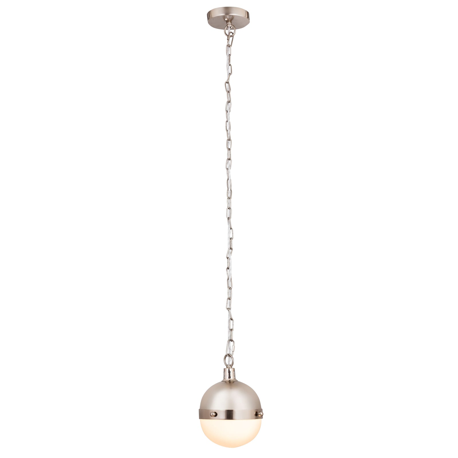Harmelin 7'' Wide 1-Light Mini Pendant - Satin Nickel