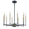 Livingston 29'' Wide 10-Light Chandelier - Matte Black