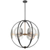 Oriah 28'' Wide 6-Light Chandelier - Matte Black