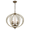 Elizabethan 21'' Wide 5-Light Chandelier - Dark Bronze