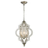 Gabrielle 14'' Wide 3-Light Chandelier - Aged Silver