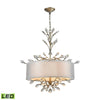 Asbury 26'' Wide 4-Light Chandelier - Aged Silver - Includes LED Bulb