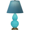 Egg Blue Double Gourd Table Lamp