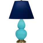 Egg Blue Double Gourd Table Lamp