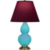 Egg Blue Double Gourd Table Lamp