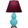 Egg Blue Double Gourd Table Lamp