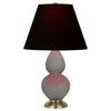 Smokey Taupe Small Double Gourd Accent Lamp