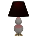 Smokey Taupe Small Double Gourd Accent Lamp
