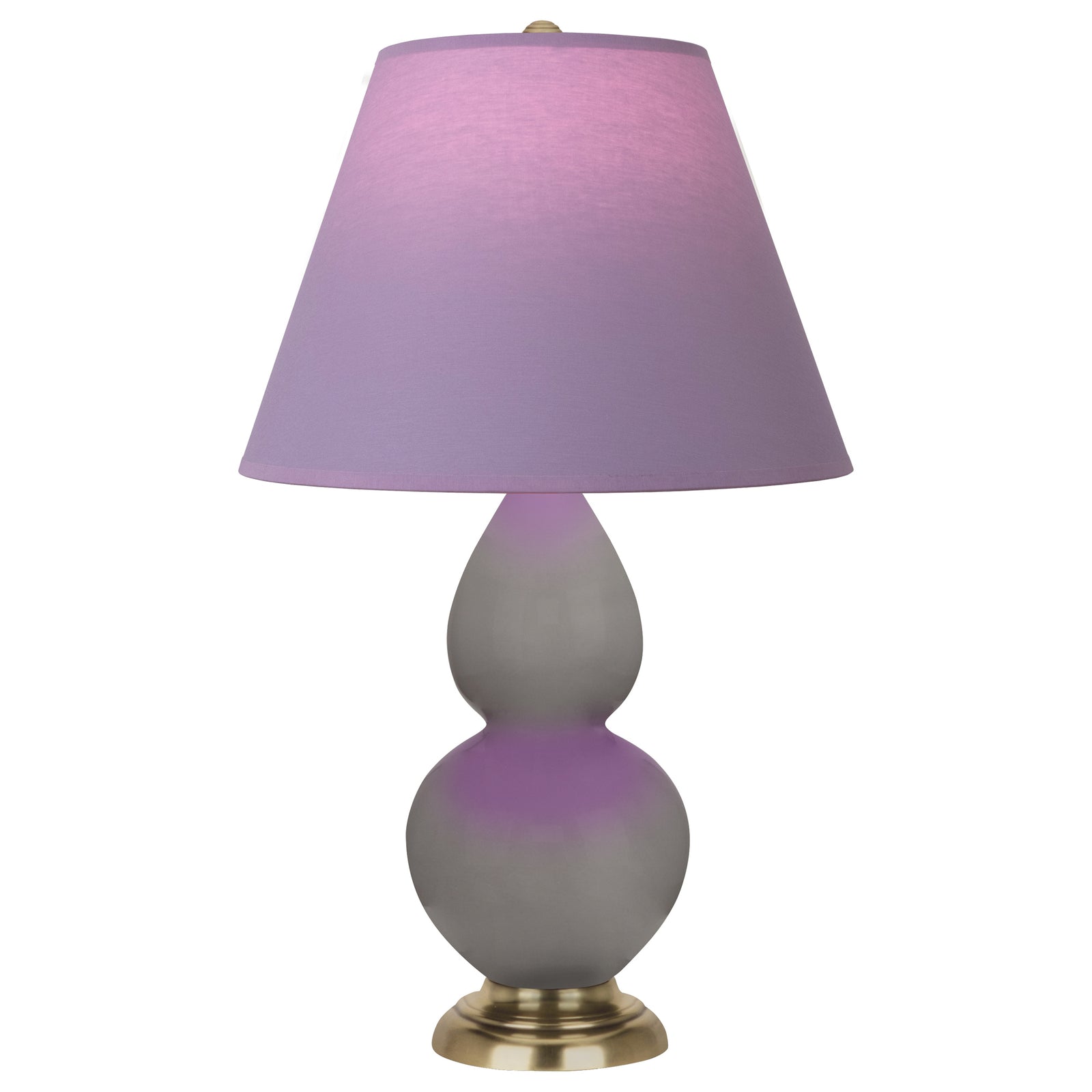 Smokey Taupe Small Double Gourd Accent Lamp
