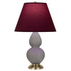 Smokey Taupe Small Double Gourd Accent Lamp