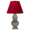 Smokey Taupe Small Double Gourd Accent Lamp