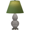 Smokey Taupe Small Double Gourd Accent Lamp