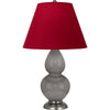 Smokey Taupe Small Double Gourd Accent Lamp