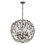 Circeo 24'' Wide 5-Light Chandelier - Deep Rust