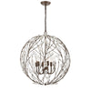 Crislett 25'' Wide 6-Light Chandelier - Sunglow Bronze