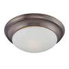 Fluor 15'' Wide 2-Light Flush Mount - Oil Rubbed Bronze
