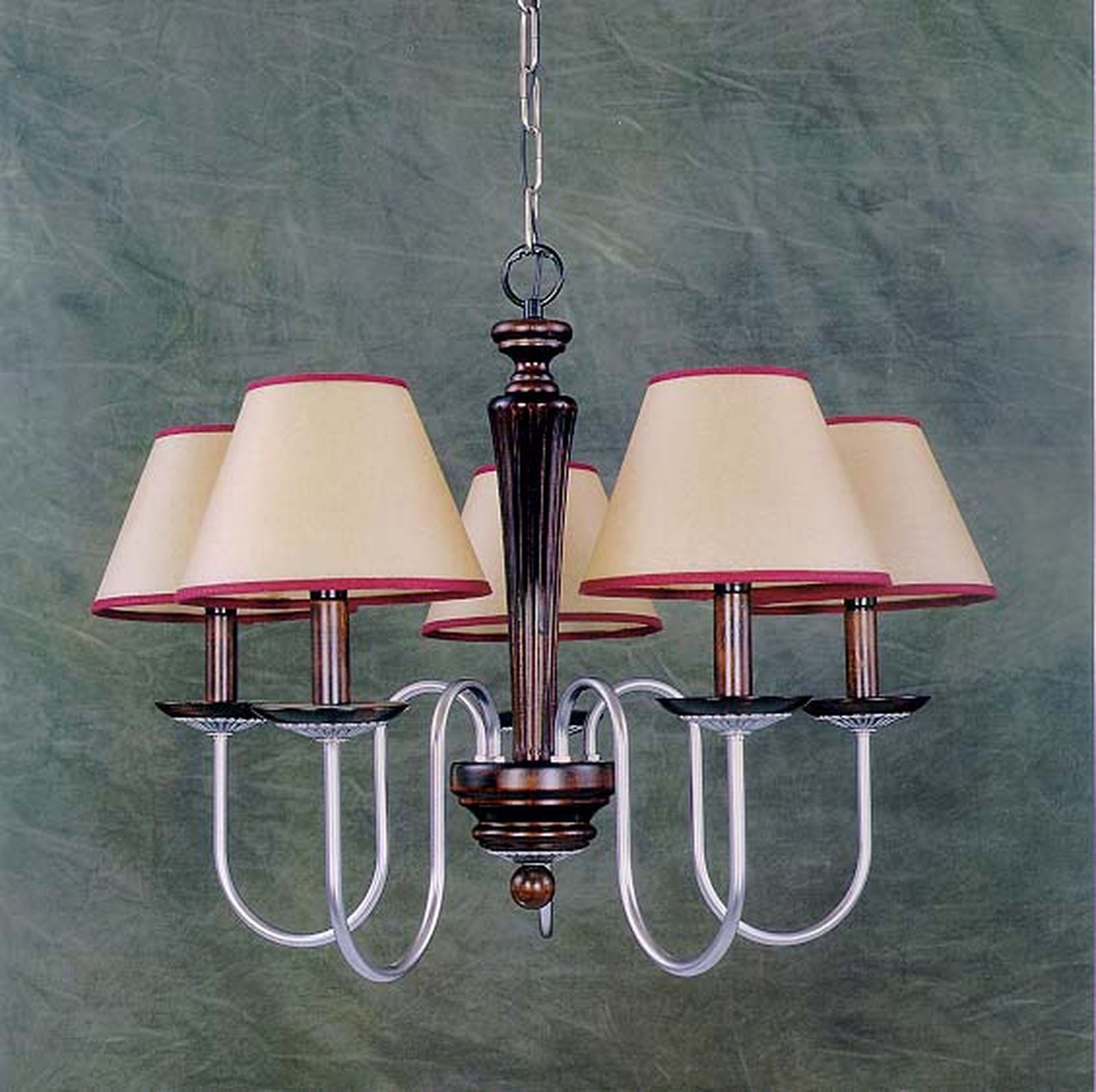 Vryn 26'' Wide 5-Light Chandelier - Pewter
