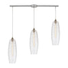 Liz 36'' Wide 3-Light Multi Pendant - Satin Nickel