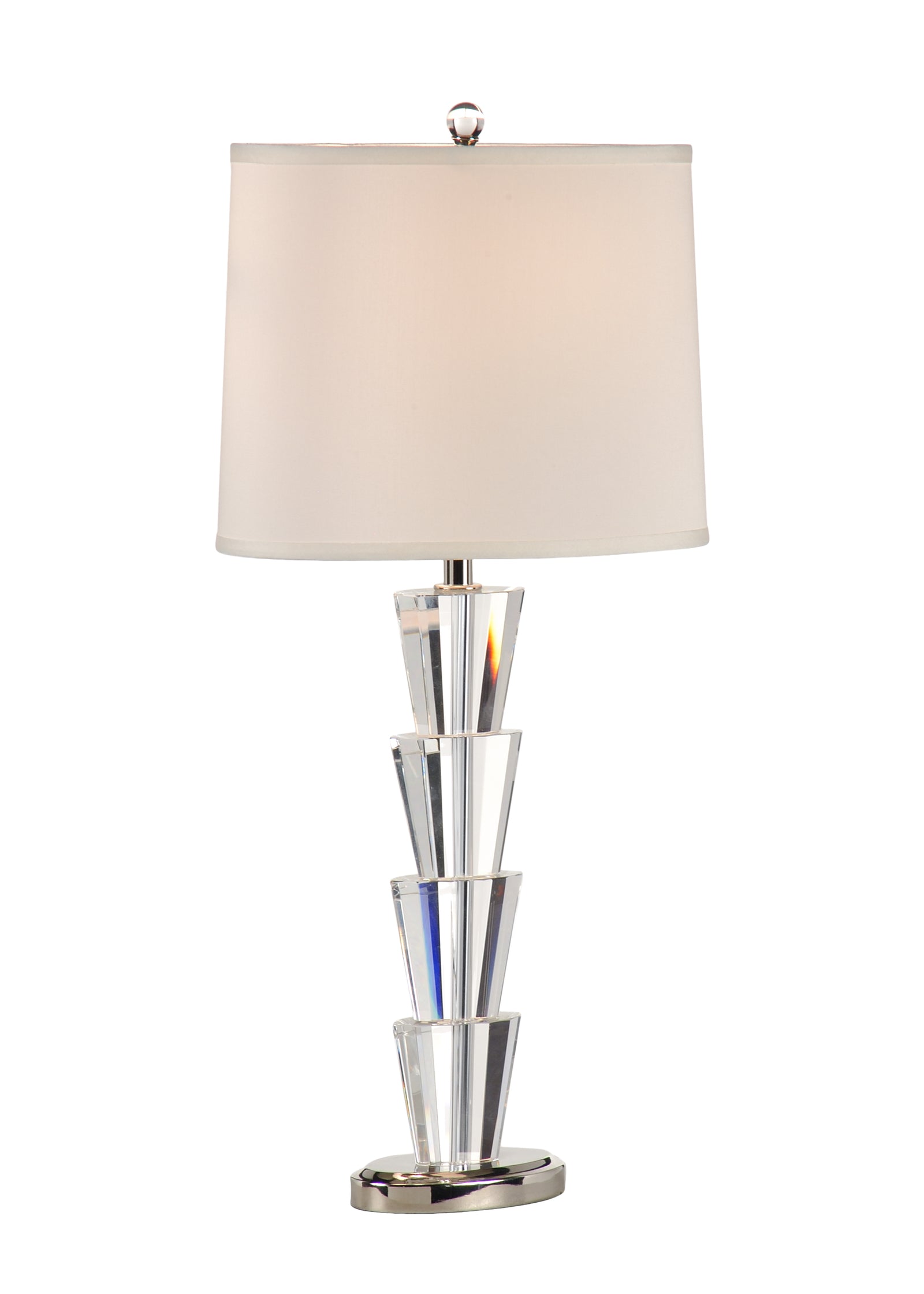 Crystal Fountain Lamp