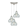 Belmont 12'' Wide 3-Light Multi Pendant - Satin Nickel
