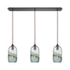 Sutter Creek 36'' Wide 3-Light Linear Pendant - Oil Rubbed Bronze