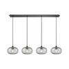 Volace 46'' Wide 4-Light Linear Pendant - Oil Rubbed Bronze