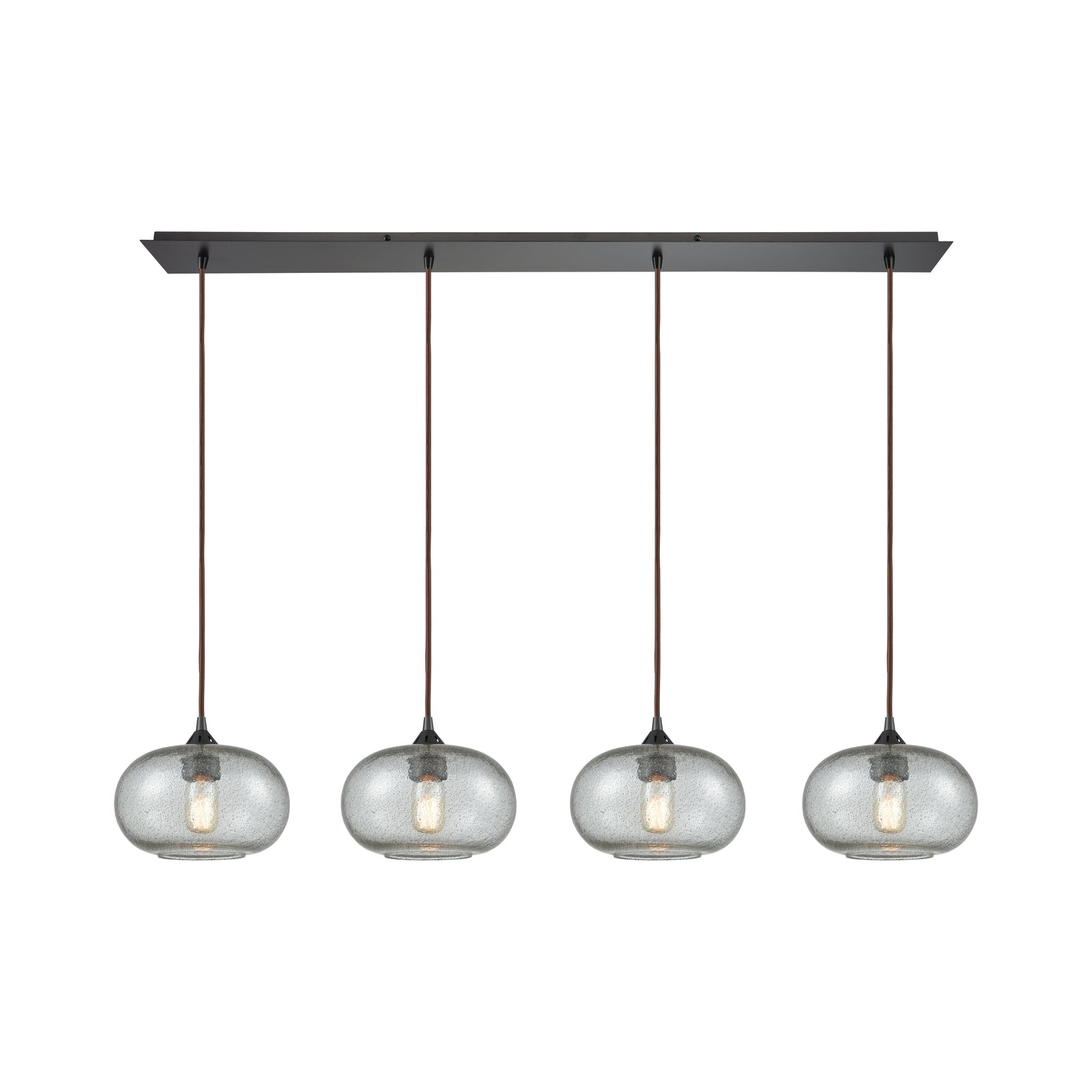 Volace 46'' Wide 4-Light Linear Pendant - Oil Rubbed Bronze