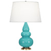 Egg Blue Small Triple Gourd Accent Lamp