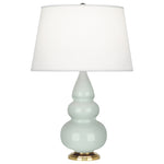 Celadon Small Triple Gourd Accent Lamp