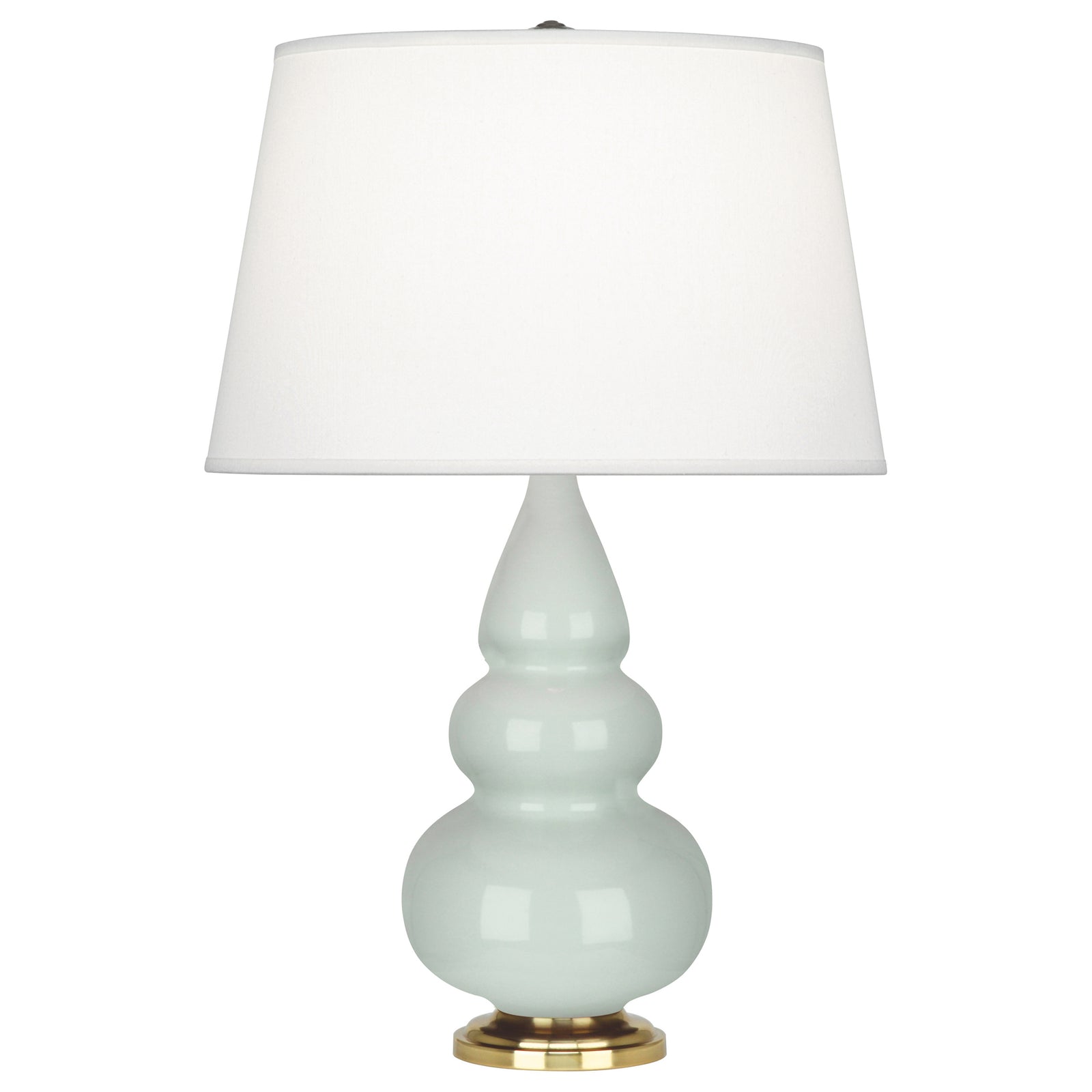 Celadon Small Triple Gourd Accent Lamp