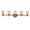 Lámpara de baño LED Harlowe de 5 luces