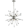 Sprigny 25'' Wide 6-Light Chandelier - Polished Nickel