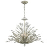 Mullica 28'' Wide 6-Light Chandelier - Aged Silver