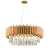 Seneca Falls 34'' Wide 8-Light Chandelier - Matte Gold