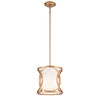 Ringlets 10'' Wide 1-Light Mini Pendant - Matte Gold