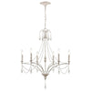 French Parlor 27'' Wide 6-Light Chandelier - Vintage White
