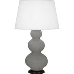 Smokey Taupe Small Double Gourd Accent Lamp