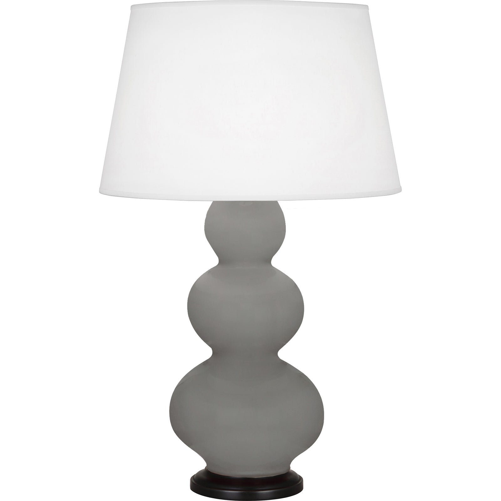 Smokey Taupe Small Double Gourd Accent Lamp