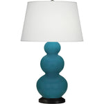 Peacock Triple Gourd Table Lamp
