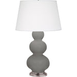 Smokey Taupe Small Double Gourd Accent Lamp