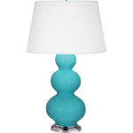 Egg Blue Double Gourd Table Lamp