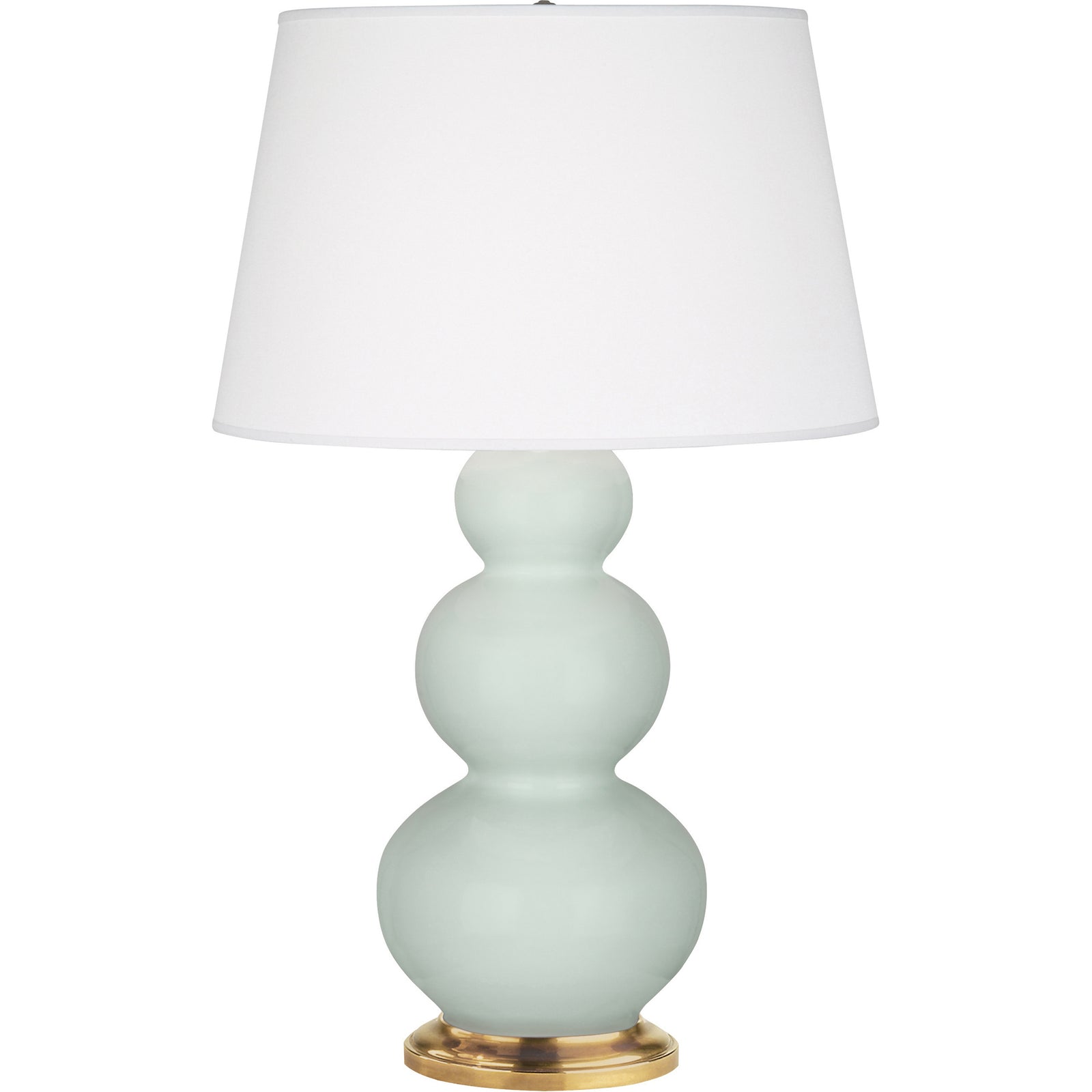 Celadon Double Gourd Table Lamp