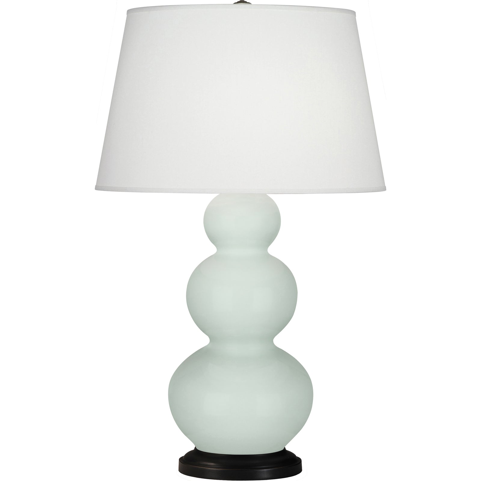 Celadon Double Gourd Table Lamp