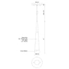 Ultra 2-in Chrome LED Pendant