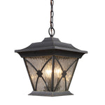 Rutland Square 11'' Wide 1-Light Outdoor Pendant - Hazelnut Bronze