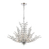 Crystique 30'' Wide 9-Light Chandelier - Polished Chrome