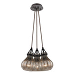 Danica 13'' Wide 3-Light Pendant - Oil Rubbed Bronze