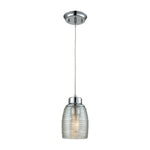 Muncie 5'' Wide 1-Light Pendant - Polished Chrome