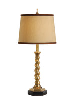 Rope Twist Candlestick Lamp