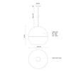 Lucas 16-in White 1 Light Pendant